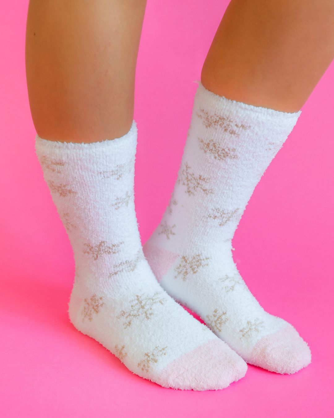 Winter Shimmer Crew Socks