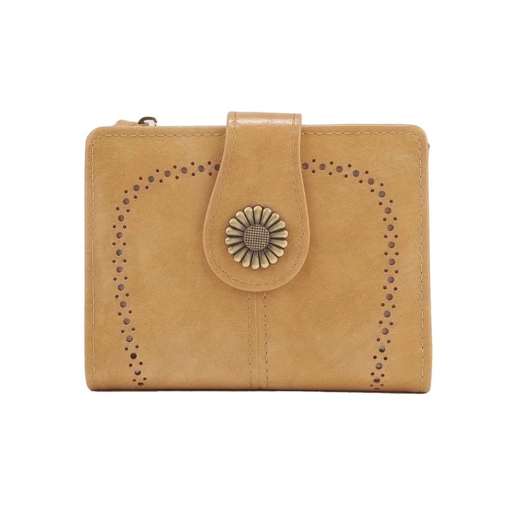 Lena Vegan Leather Laser Cut Out Detail Wallet