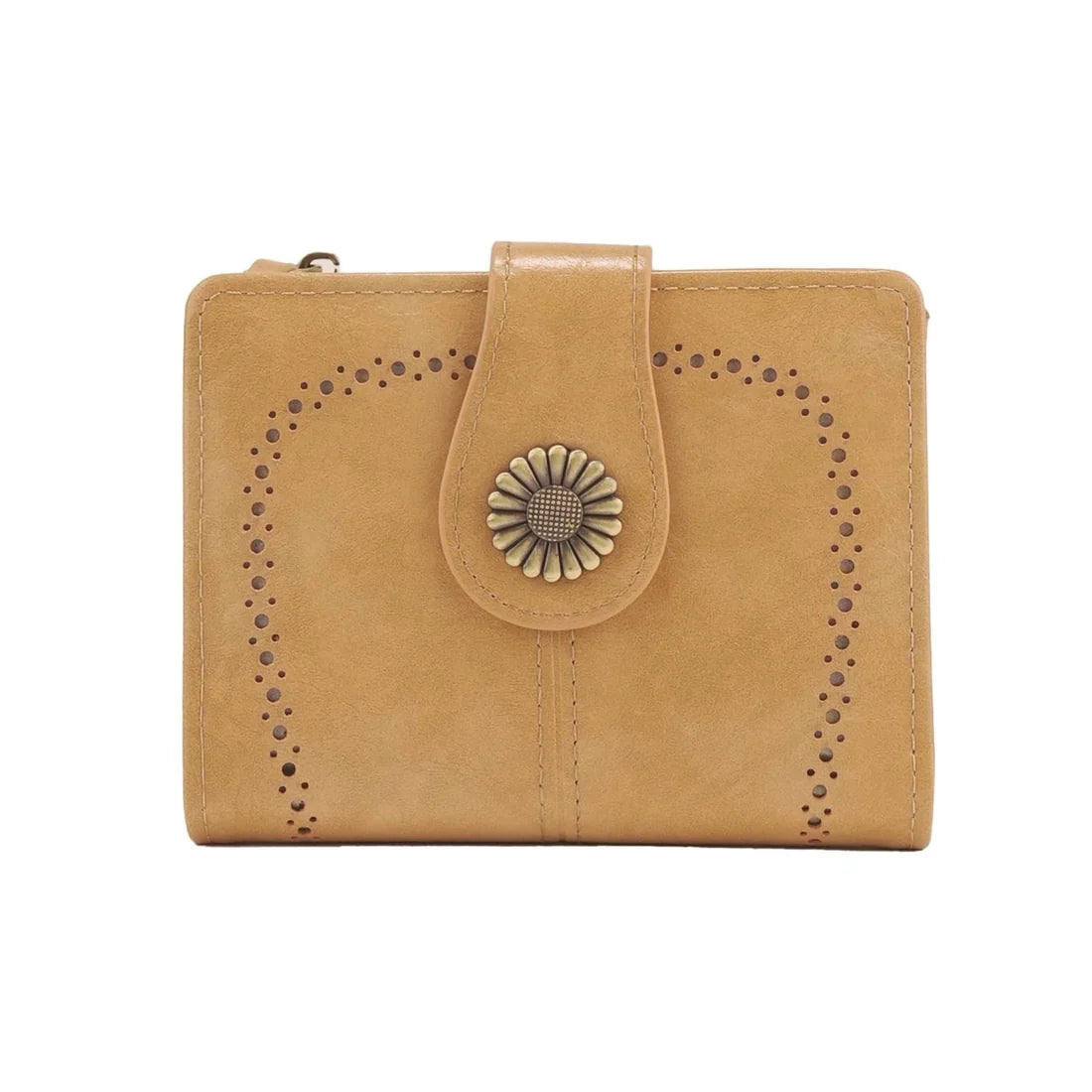 Lena Vegan Leather Laser Cut Out Detail Wallet