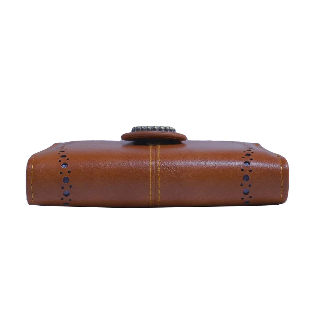 Lena Vegan Leather Laser Cut Out Detail Wallet