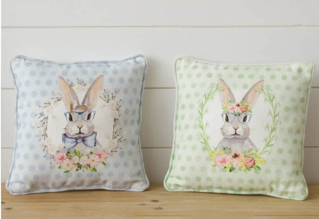 Bunny In Blooms Mini Pillow Set
