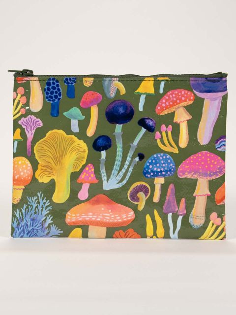 MUSHROOMS ZIPPER POUCH