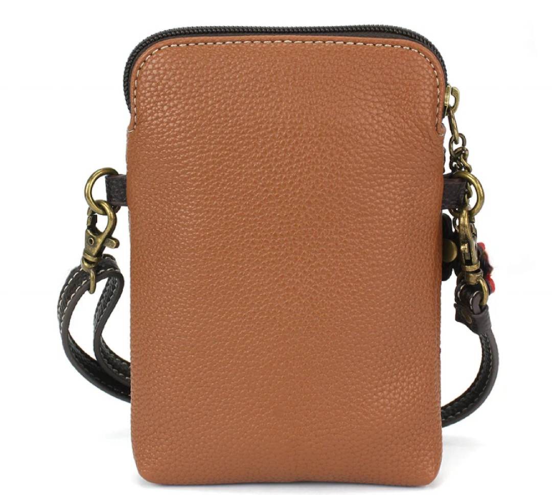 CHALA CELLPHONE CROSSBODY PURSE BLACK BEAR