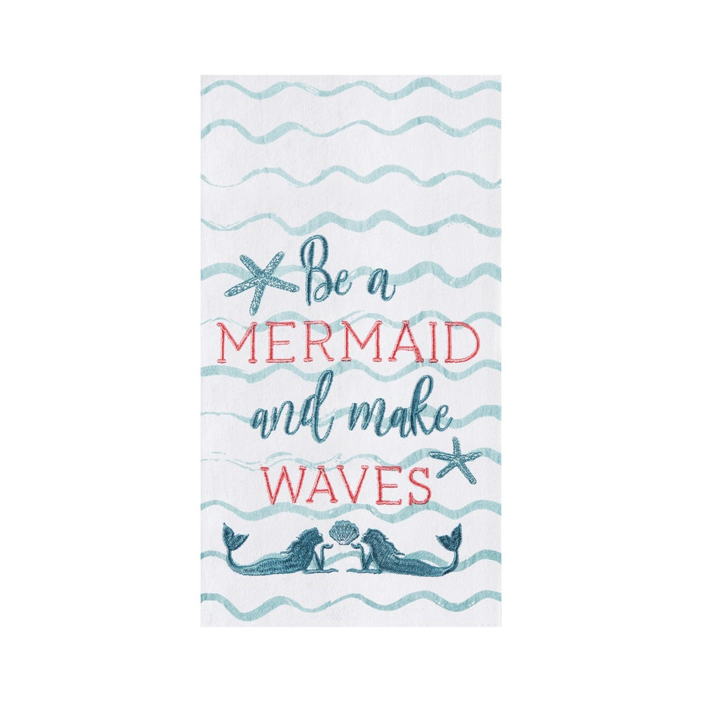 MAKE WAVES MERMAID FLOUR SACK TOWEL