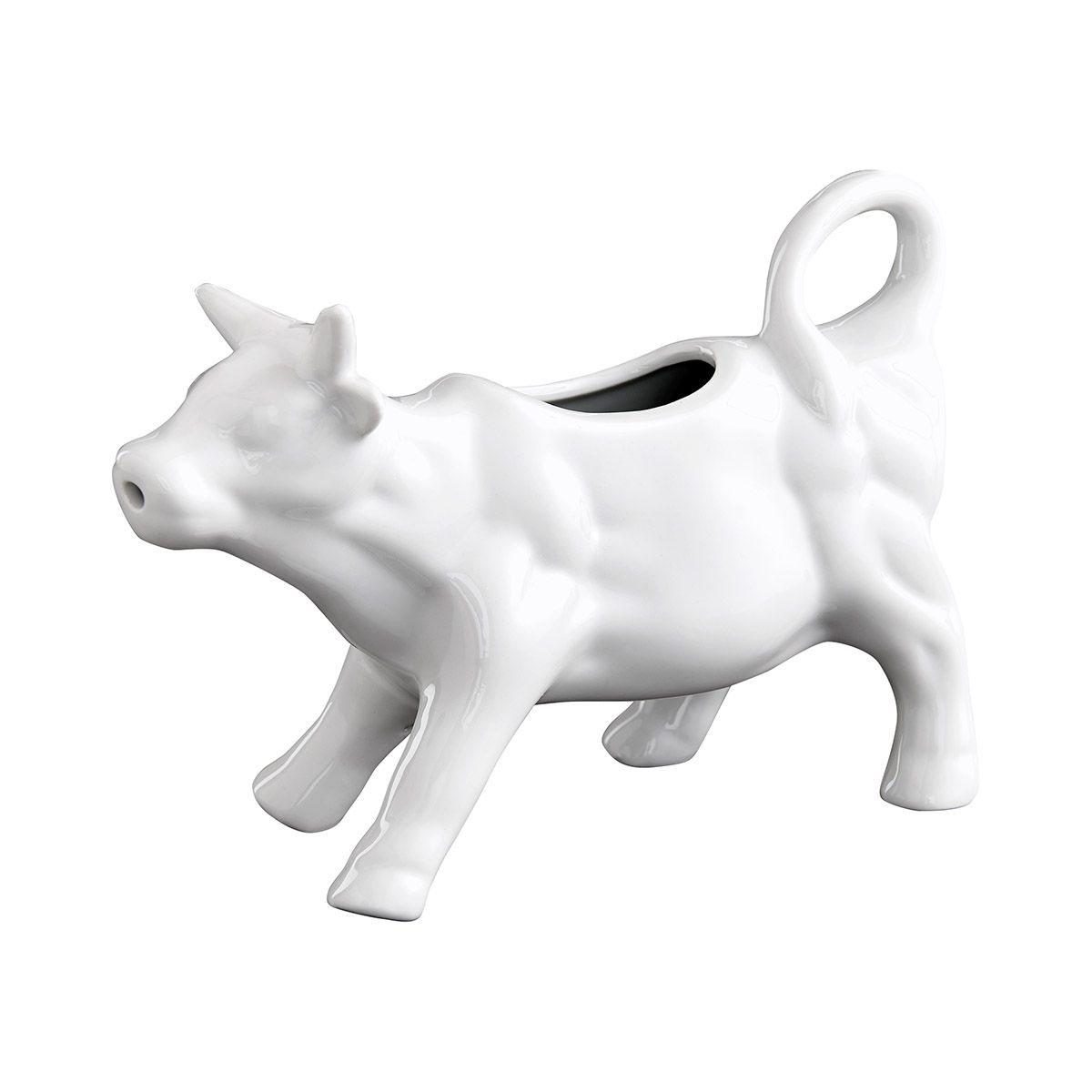 PORCELAIN COW CREAMER WITH HANDLE