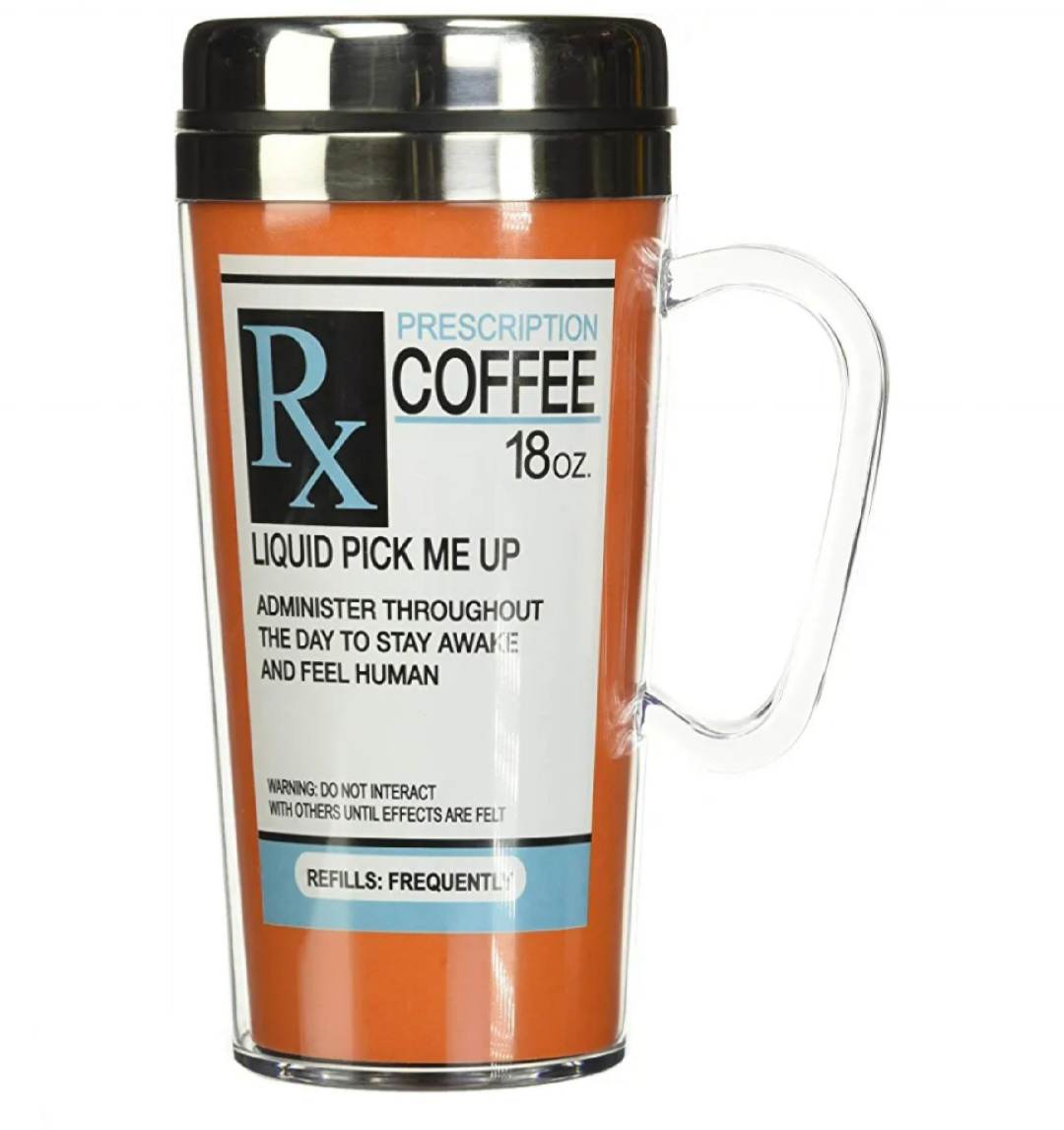 Insulated Prescription Coffee Travel Mug