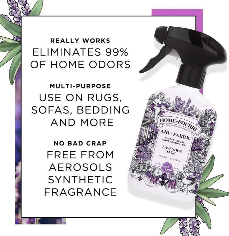 HOME-POURRI MULTI-PURPOSE ODOR ELIMINATOR LAVENDER SAGE