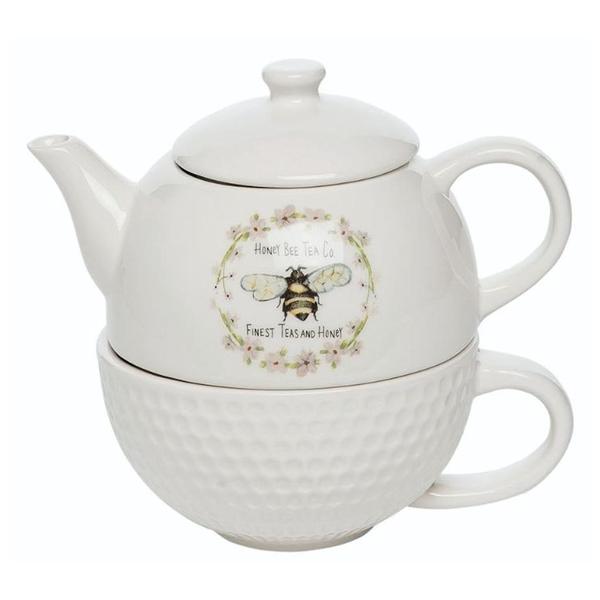 Honeybee Tea Co. Teapot & Mug Set