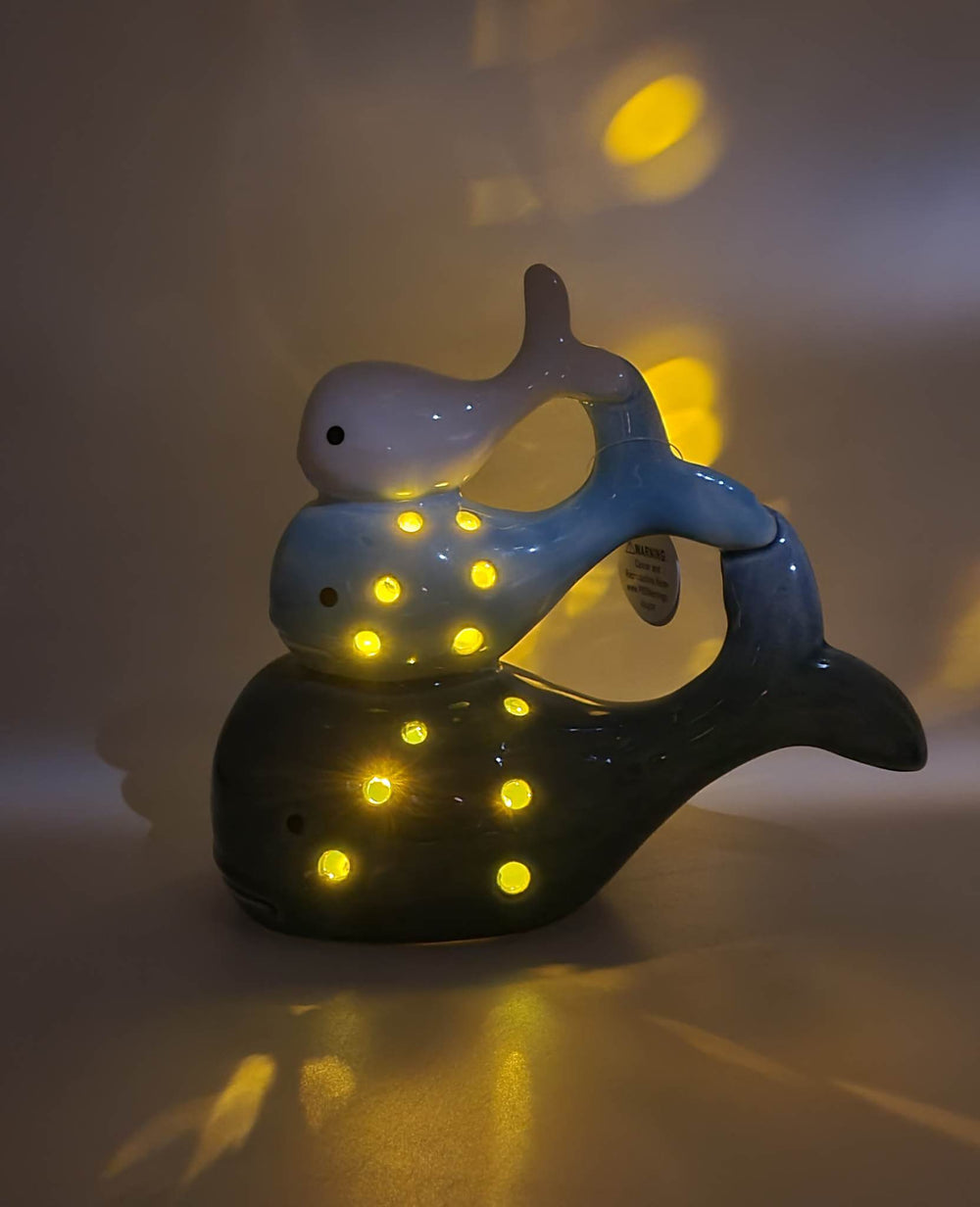 LIGHT UP WHALE DECOR