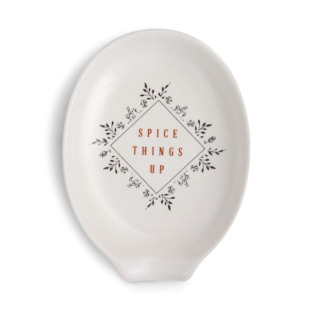 SPICE THINGS UP OVAL SPOON REST