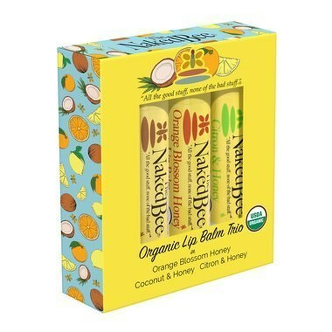 THE NAKED BEE 3 PACK LIP BALM GIFT SET