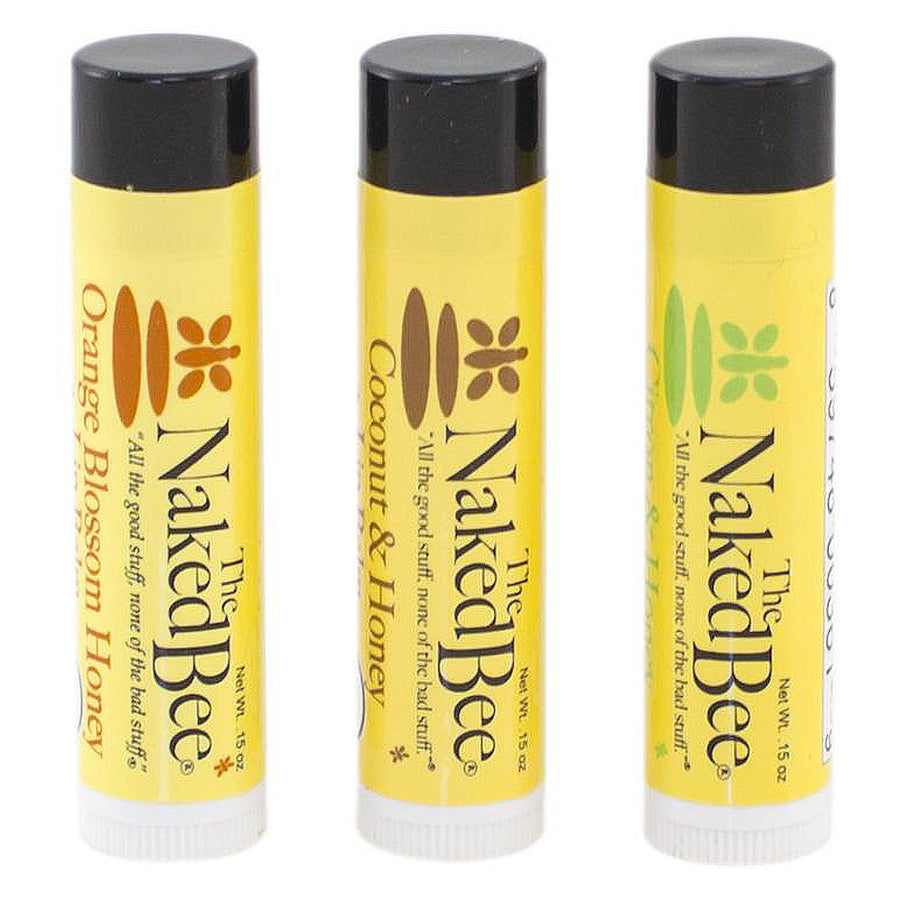 THE NAKED BEE 3 PACK LIP BALM GIFT SET