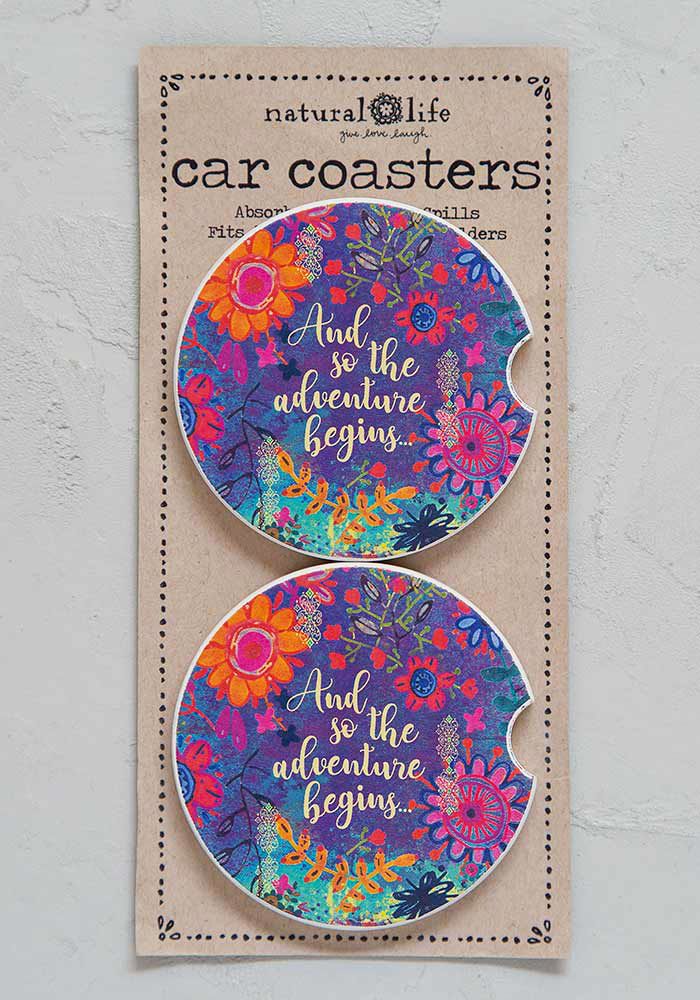 car coasters set of 2