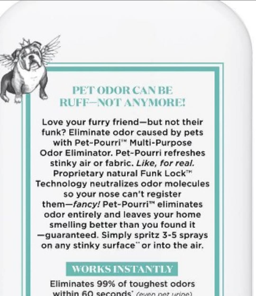 PET-POURRI PAWSITIVELY FRESH PET ODOR ELIMINATOR