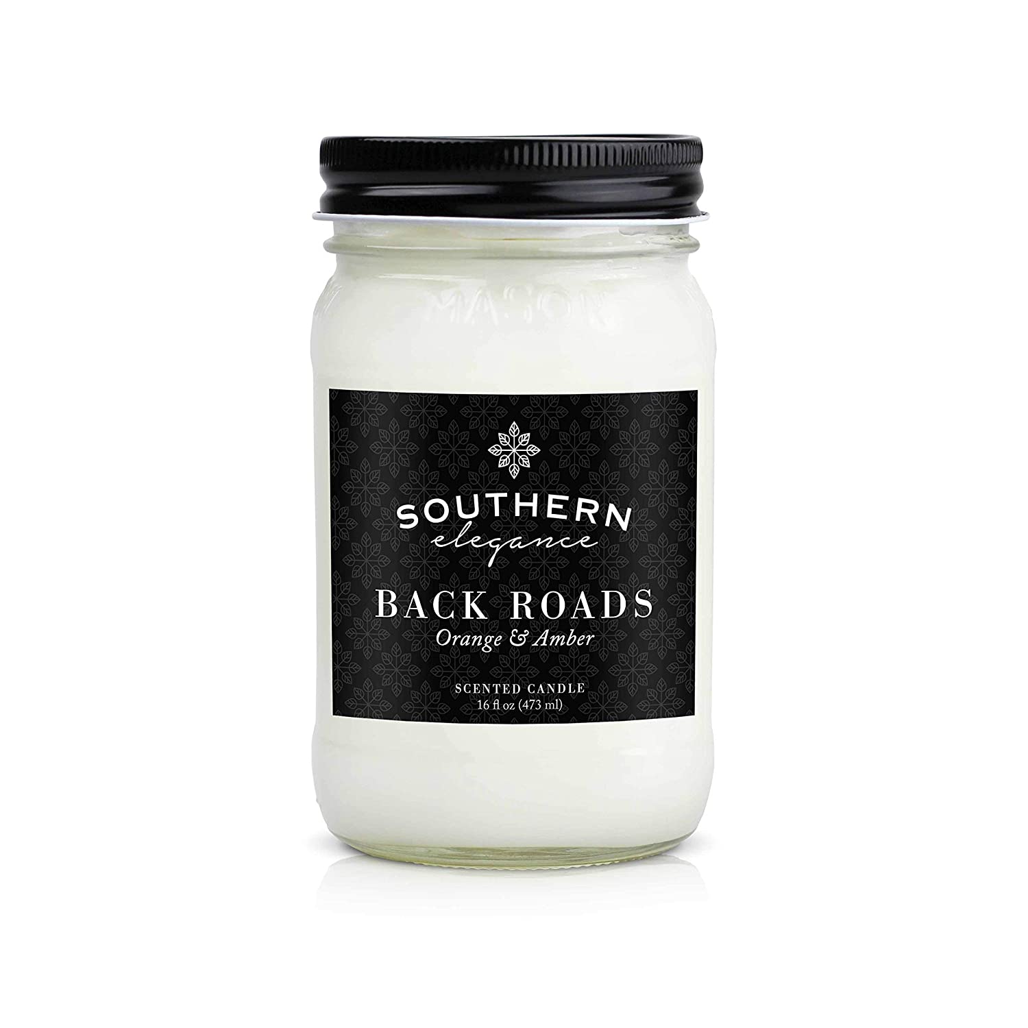 SOUTHERN ELEGANCE 16 OZ MASON JAR CANDLES: Signature scents