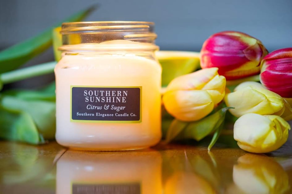 SOUTHERN ELEGANCE 8 OZ BOXED MASON JAR CANDLE - signature scents