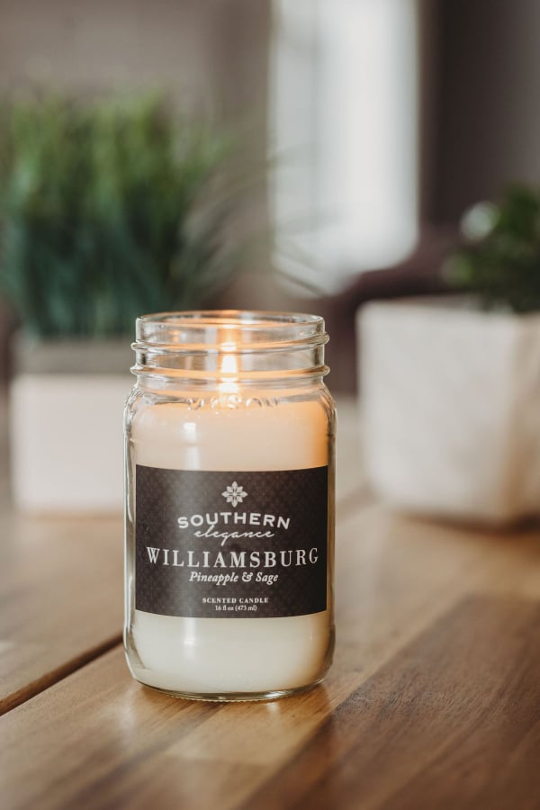 SOUTHERN ELEGANCE 16 OZ MASON JAR CANDLES: Signature scents – The Willows  Day Spa & Gifts