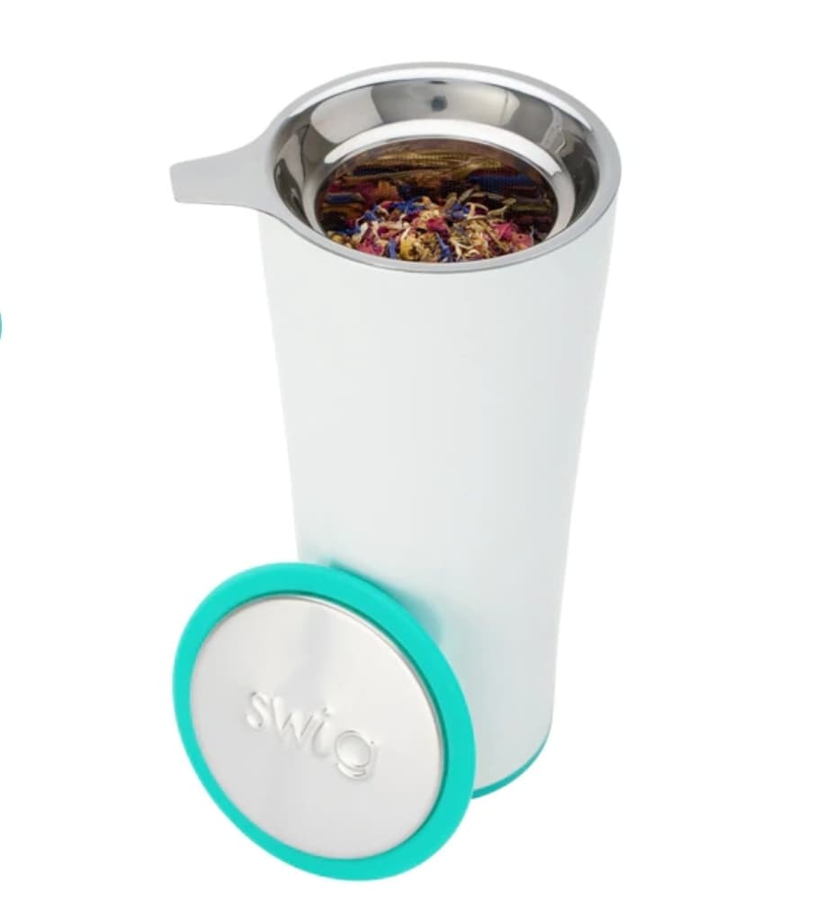 SWIG STAINLESS STEEL TEA INFUSER WITH SILICONE COVER