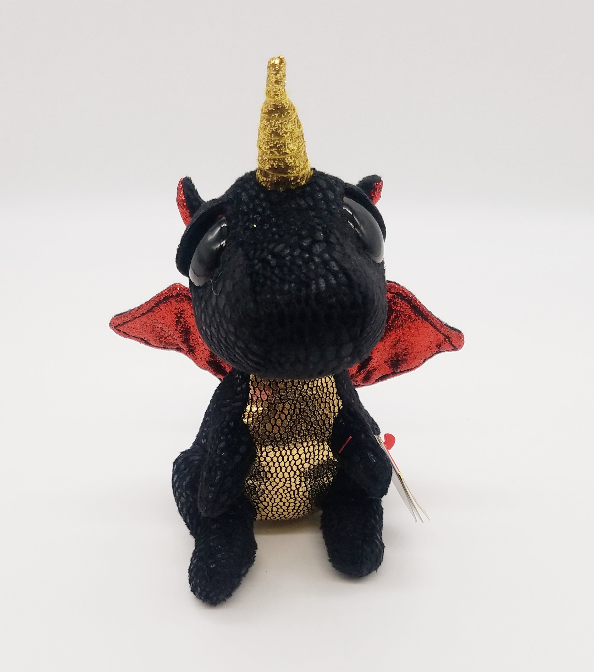TY "Grindal" Dragon with a horn beanie